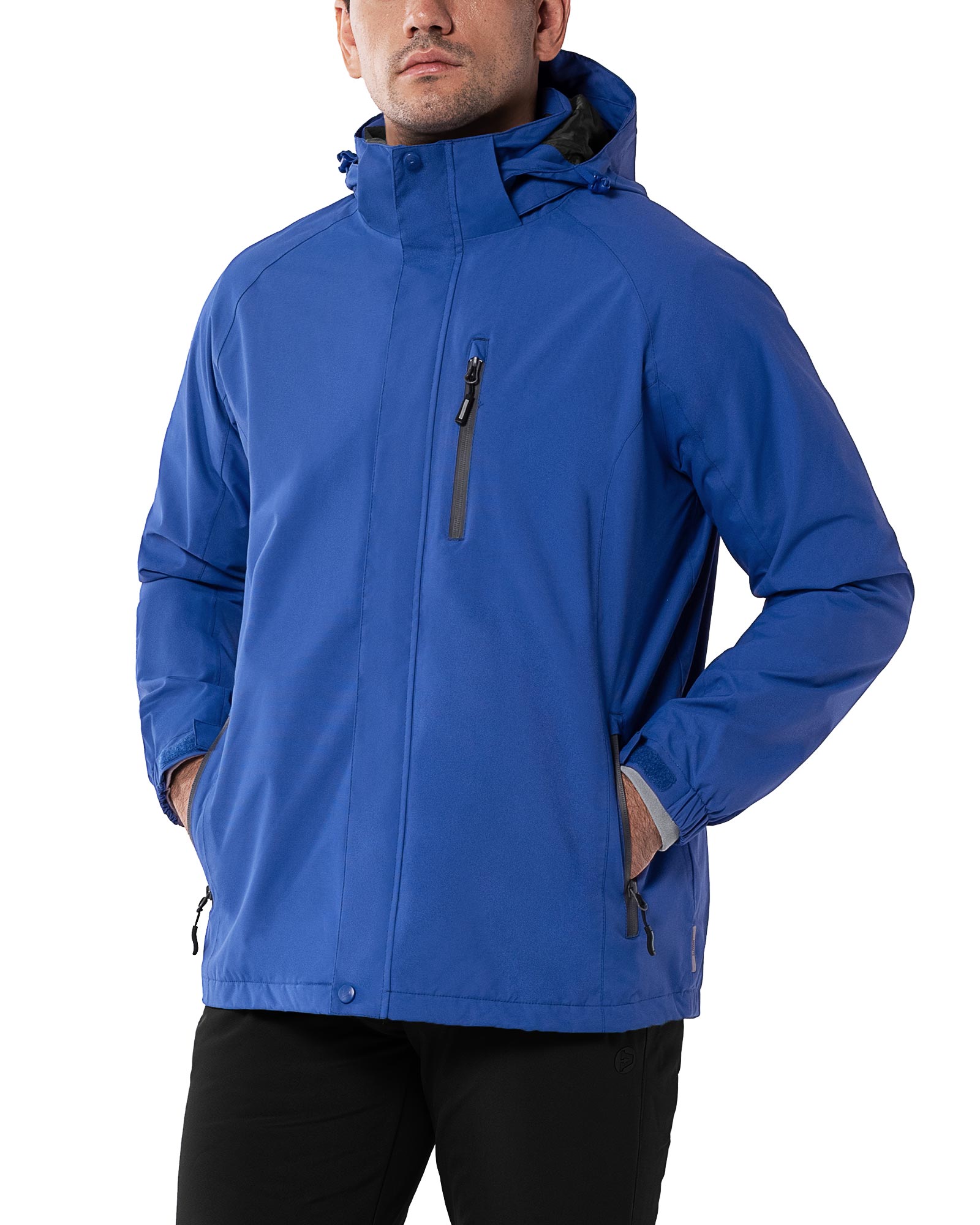 33,000ft Men's 3 in 1 Ski Jakcets with Fleece Jackets Winter Windbreaker Snow Coat Parka for Hiking Sonwboard