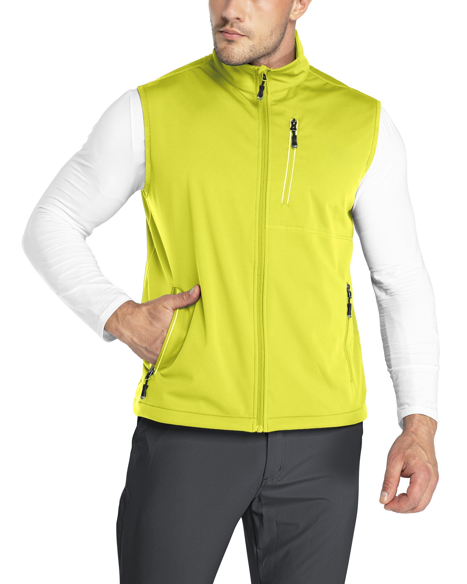 GOLFFICKERS ［HOLE625］G-vest 0.88lbs 10000mm Waterproof 10000 Level Breathable Men's Windproof