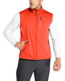 0.88lbs 10000mm Waterproof 10000 Level Breathable Men's Windproof Vest Outerwear with 6 Pockets Reoflective Design