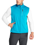 0.88lbs 10000mm Waterproof 10000 Level Breathable Men's Windproof Vest Outerwear with 6 Pockets Reoflective Design