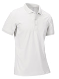 Men's UPF50+ Golf Polo Short Sleeve Collared Quick Dry T-Shirt