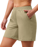 33,000ft Women's Golf Shorts 5" Hiking Shorts for Womens Quick Dry UPF 50+ Stretch Running Shorts