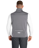 0.88lbs 10000mm Waterproof 10000 Level Breathable Men's Windproof Vest Outerwear with 6 Pockets Reoflective Design