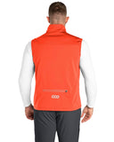 0.88lbs 10000mm Waterproof 10000 Level Breathable Men's Windproof Vest Outerwear with 6 Pockets Reoflective Design