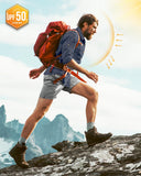 Men’s Long Sleeve UPF 50+ GEO® Air-Hole Dry Cooling Shirts with Outdoor Activity Designs