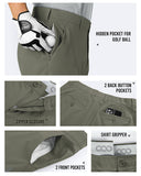 Men's 10" UPF 40+ Water-Resistant Golf Shorts with 5 Pockets