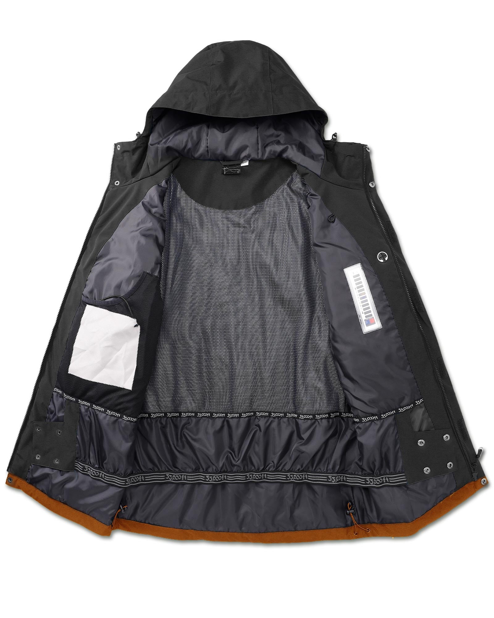 Men’s Waterproof Ski Jacket Insulated Warm Winter Snow Coat Mountain Windproof Snowboard Rain Jacket Parka