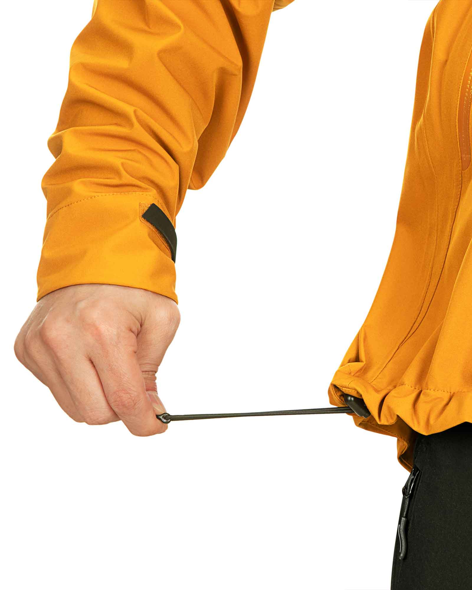 1.37 lbs 10000mm W/P Index 10000 Level Breathable Men's 3-Layer Rain Jacket with 5 Multi Pockets