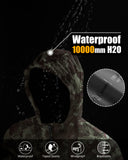 1.39 lbs 10000mm W/P Index 10000 Level Breathable Men's Packable Rain Jacket with 4 Multi Pockets