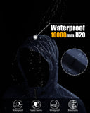 1.39 lbs 10000mm W/P Index 10000 Level Breathable Men's Packable Rain Jacket with 4 Multi Pockets