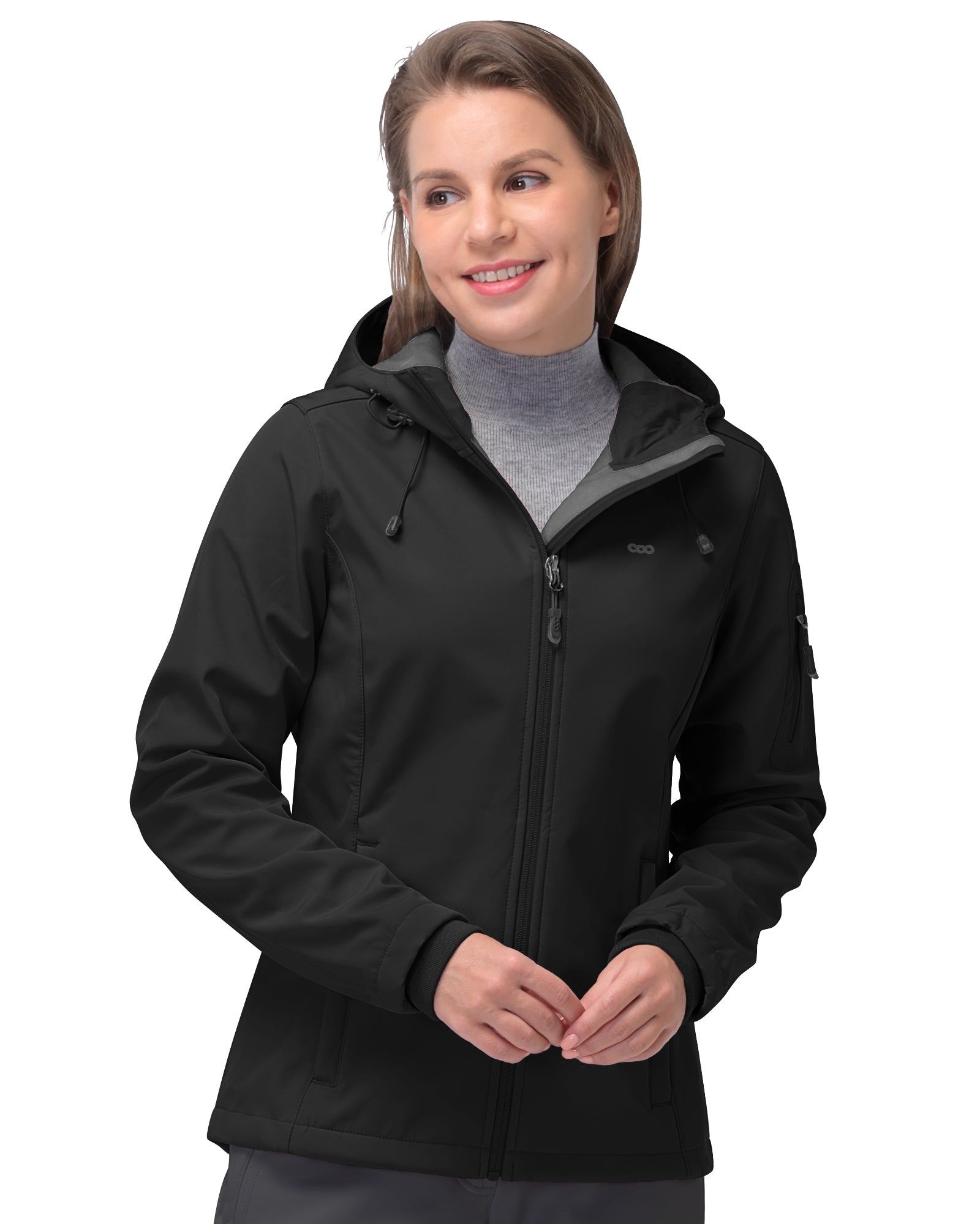 Natural reflections hooded softshell jacket for ladies online