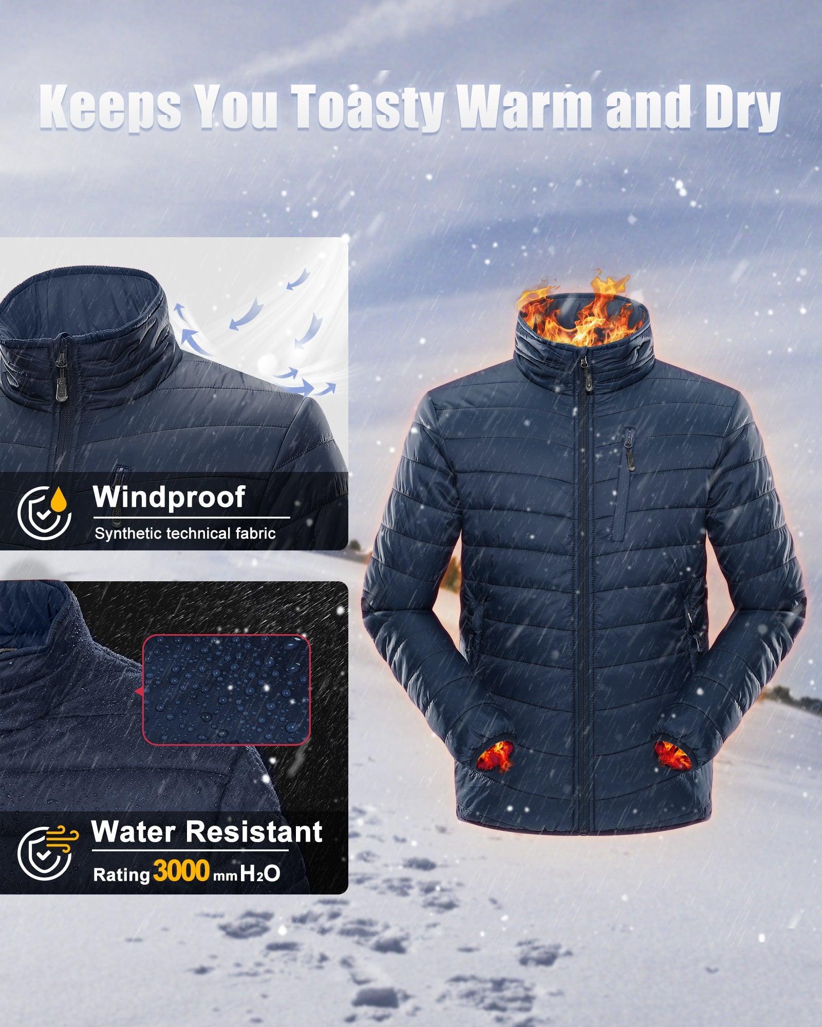 Men's Prometheus™ 1.19lb 3000mmW/P Index 3 Pockets Packable Insulated Puffer Jacket - 33,000ft