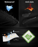 Men's Tactical Pants, Water-Resistant Ripstop Cargo Pants, Lightweight Hiking Work Pants, Outdoor Apparel Black 33,000ft