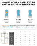 Women's Windproof Vest Outerwear with 6 Pockets/Reoflective Design: 0.77lbs/10000mm Waterproof/10000 Level Breathable 33,000ft