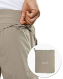 Men's Packable UPF50+ 10" Hiking Shorts with 7 Pockets