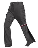 Men's UPF 40+ Convertible Zip Off Hiking Pants with 6 Pockets