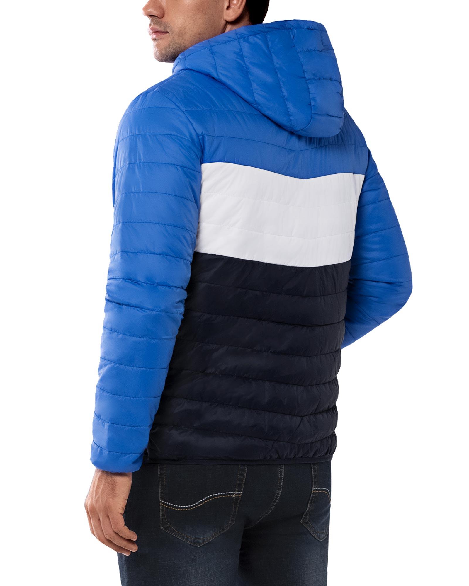 Men's Packable Puffer Jacket with Hood and 3 Pockets - 33,000ft