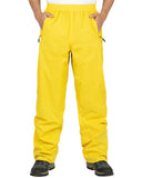 1.10 lbs 5000mm W/P Index 5000 Level Breathable Men's Rain Pants with Reflective Design