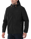 Men's Softshell Jacket Fleece Lined, Water Resistant Winter Warm Shell Jacket Coat Lightweight Outdoor Hiking - 33,000ft