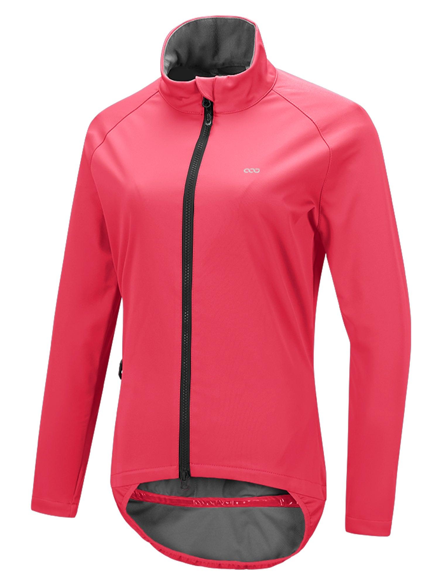 Women's Cycling Jacket Long Sleeve Thermal Waterproof MTB Bike Workout Running Jacket Windproof Reflective 33,000ft