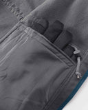 Women's Softshell Long Jacket with Detachable Hood Fleece Lined: 8000mm W/P index 1000 Level Breathable - 33,000ft