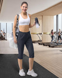 Women's UPF 50+ Elastic Waist 17" Capri Golf Pants with 4 Pockets
