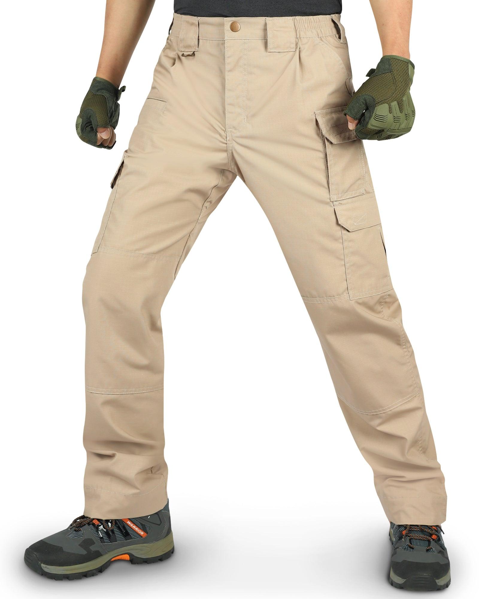 FREE SOLDIER Men's Lightweight Tactical Pants Waterproof Work
