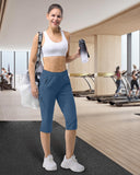 Women's UPF 50+ Elastic Waist 17" Capri Golf Pants with 4 Pockets