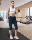 Women's UPF 50+ Elastic Waist 17" Capri Golf Pants with 4 Pockets