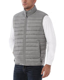Men's 0.82 lbs Packable Weatherproof Insulated Puffer Vest Outerwear with 5 Pockets 33,000ft