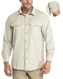 Men’s Long Sleeve UPF 50+ GEO® Air-Hole Dry Cooling Shirts with Outdoor Activity Designs