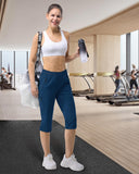 Women's UPF 50+ Elastic Waist 17" Capri Golf Pants with 4 Pockets