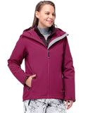 Women's Waterproof 3 in 1 ski Jacket Windproof Winter Snow Coat Ski Snowbaording Jackets Warm Raincoat 33,000ft