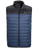 Men's 0.82 lbs Packable Weatherproof Insulated Puffer Vest Outerwear with 5 Pockets 33,000ft