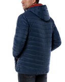 Men's 1.28lb Packable Insulated Jacket with Hood and 3 Pockets - 33,000ft