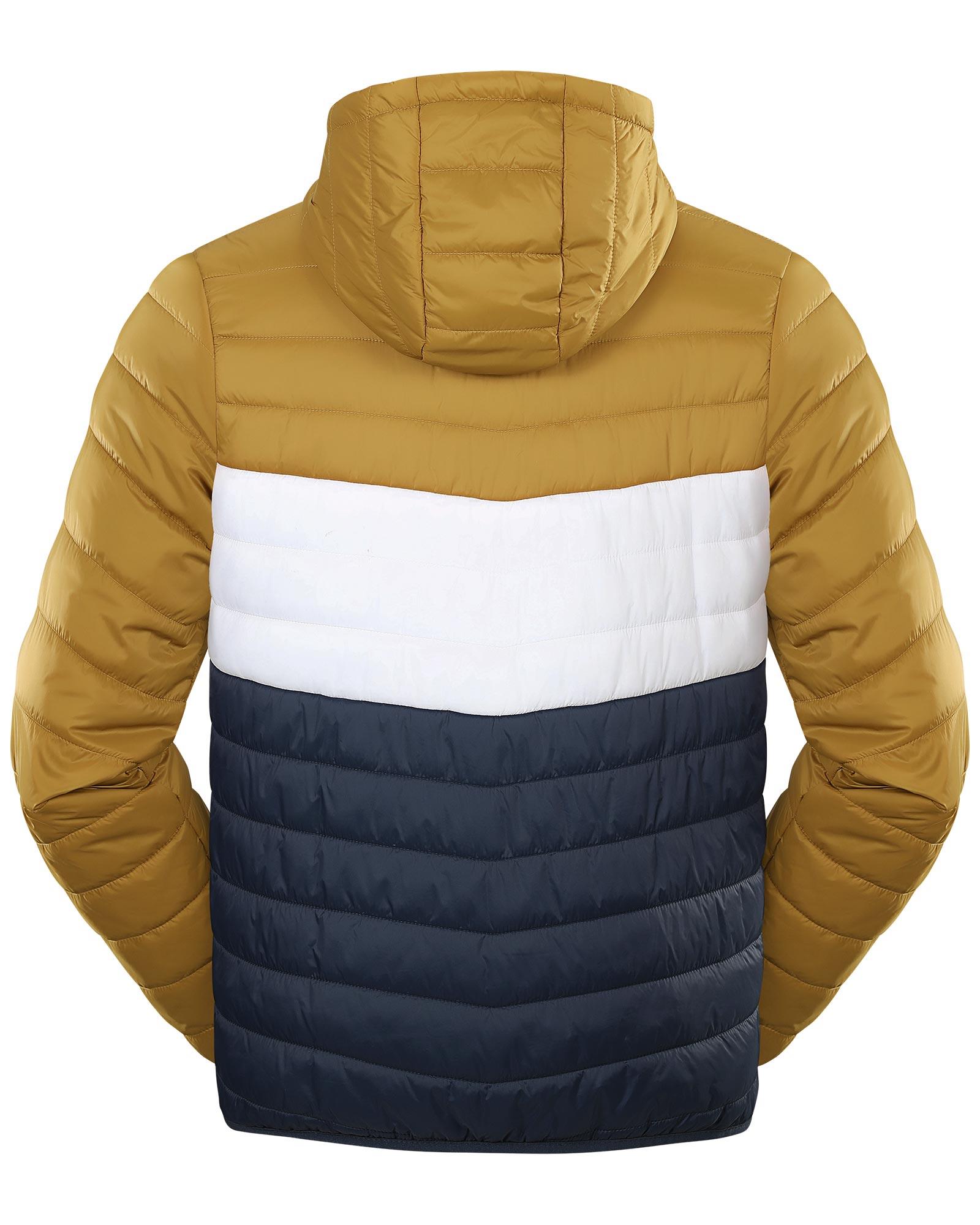 Men's Packable Puffer Jacket with Hood and 3 Pockets - 33,000ft