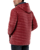 Men's 1.28lb Packable Insulated Jacket with Hood and 3 Pockets - 33,000ft