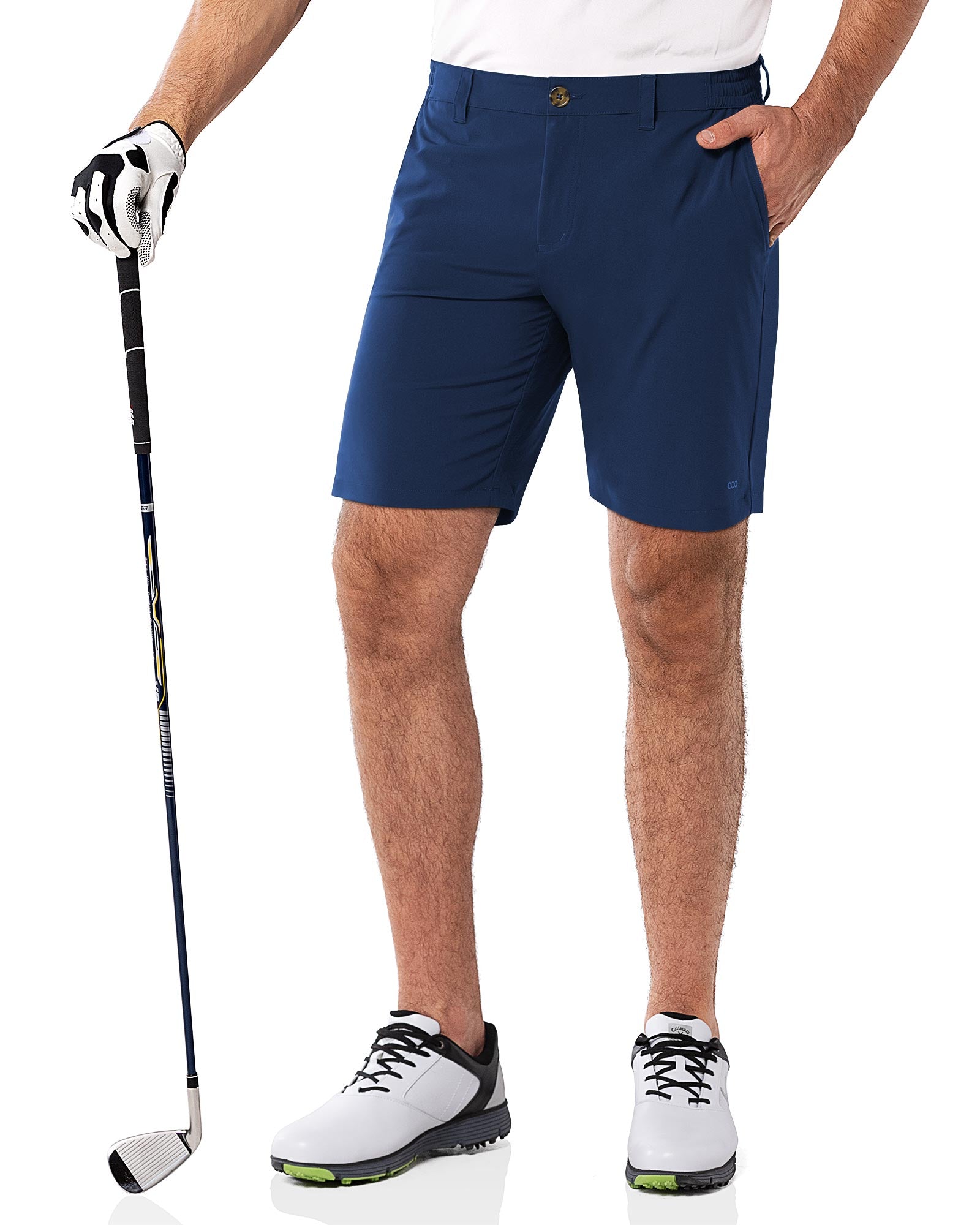 Men's 9" UPF 50+ Golf Shorts with 5 Pockets