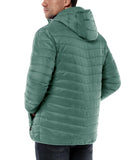 Men's 1.28lb Packable Insulated Jacket with Hood and 3 Pockets - 33,000ft