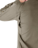 Men's UPF 50+ Breathable Mesh Lined Vents Adjustable Sleeve Shirt