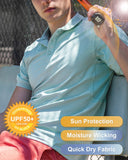 Men's Golf Polo Short Sleeve Collared T-Shirt 33,000ft