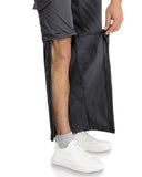 Men's UPF 40+ Convertible Zip Off Hiking Pants with 6 Pockets
