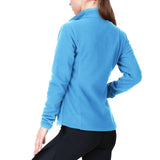 Women's Zip Up Fleece Jacket, Long Sleeve Warm Soft Polar Lightweight Coat with Pockets for Winter 33,000ft
