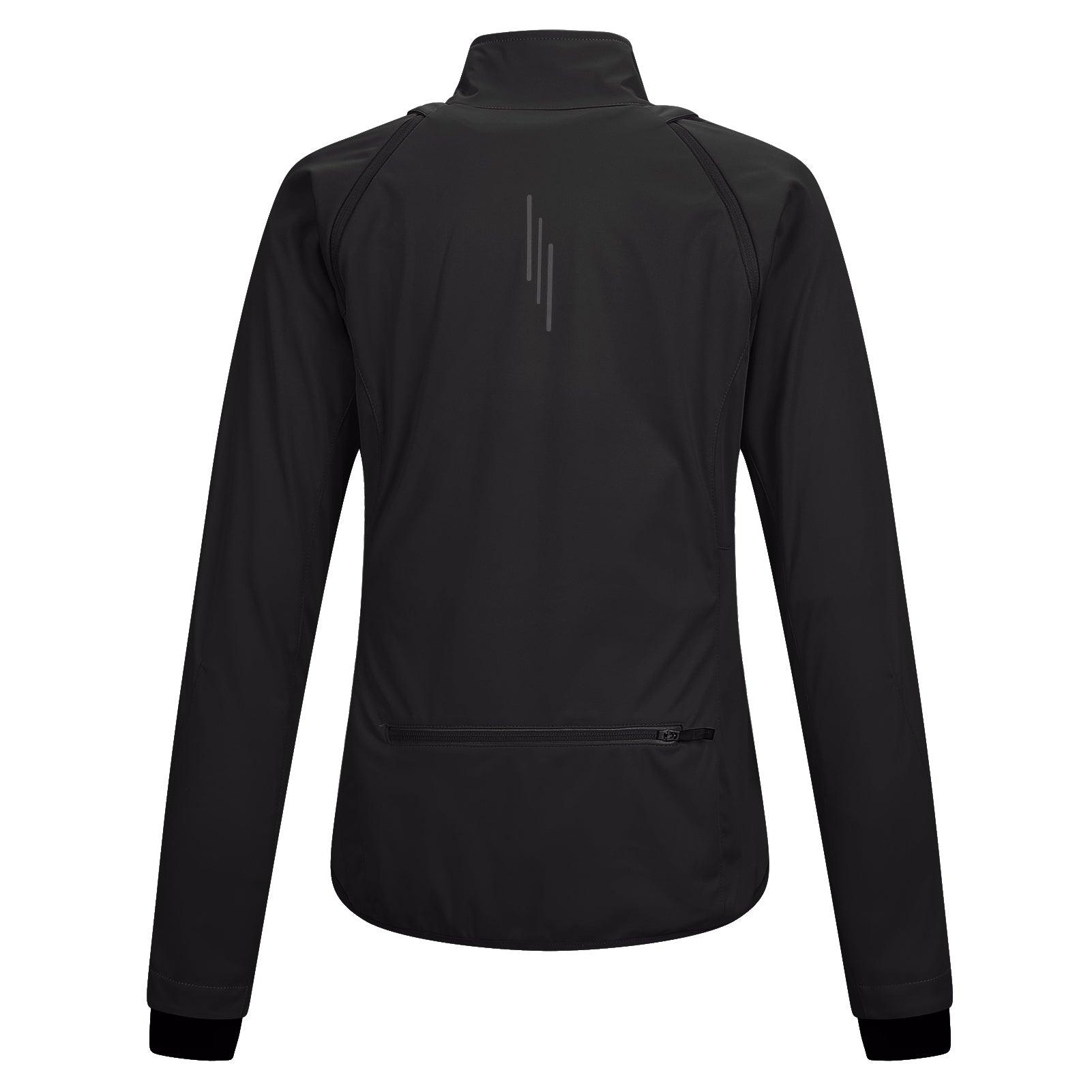 Men's Cycling Jacket Long Sleeve, Waterproof Running Bike Vest Outerwear Reflective Windproof Sleeveless Jacket 33,000ft