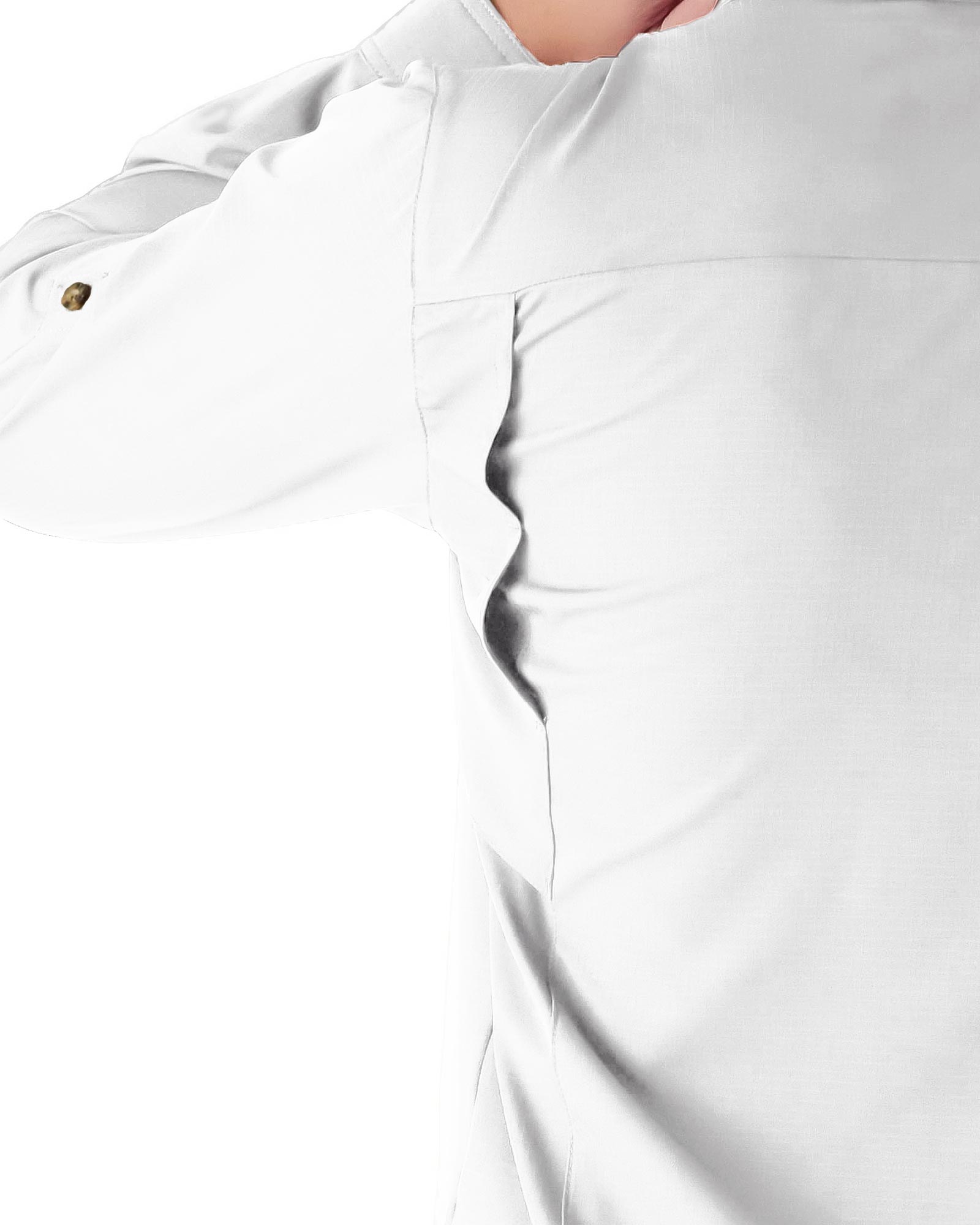 Men's UPF 50+ Breathable Mesh Lined Vents Adjustable Sleeve Shirt
