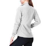 Women's Zip Up Fleece Jacket, Long Sleeve Warm Soft Polar Lightweight Coat with Pockets for Winter 33,000ft