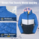 Men's Packable Puffer Jacket with Hood and 3 Pockets - 33,000ft