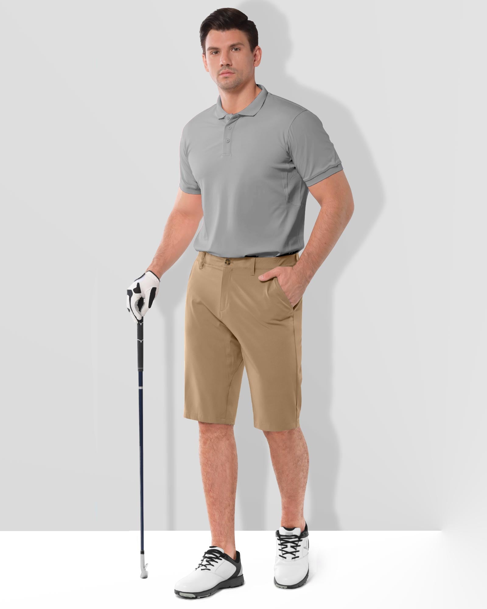 Men's 11" Inseam Golf Shorts with 5 Pockets