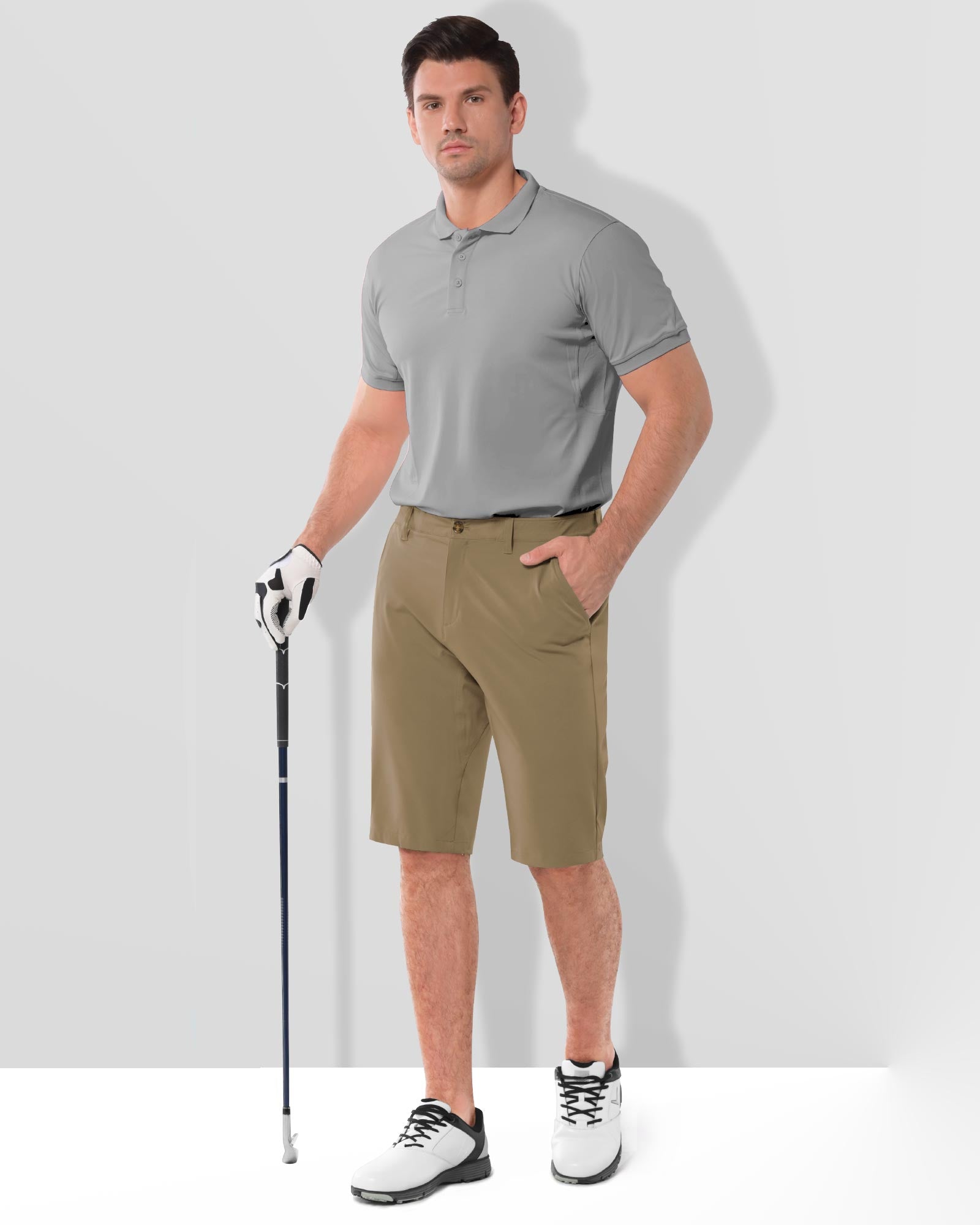 Men's 11" Inseam Golf Shorts with 5 Pockets