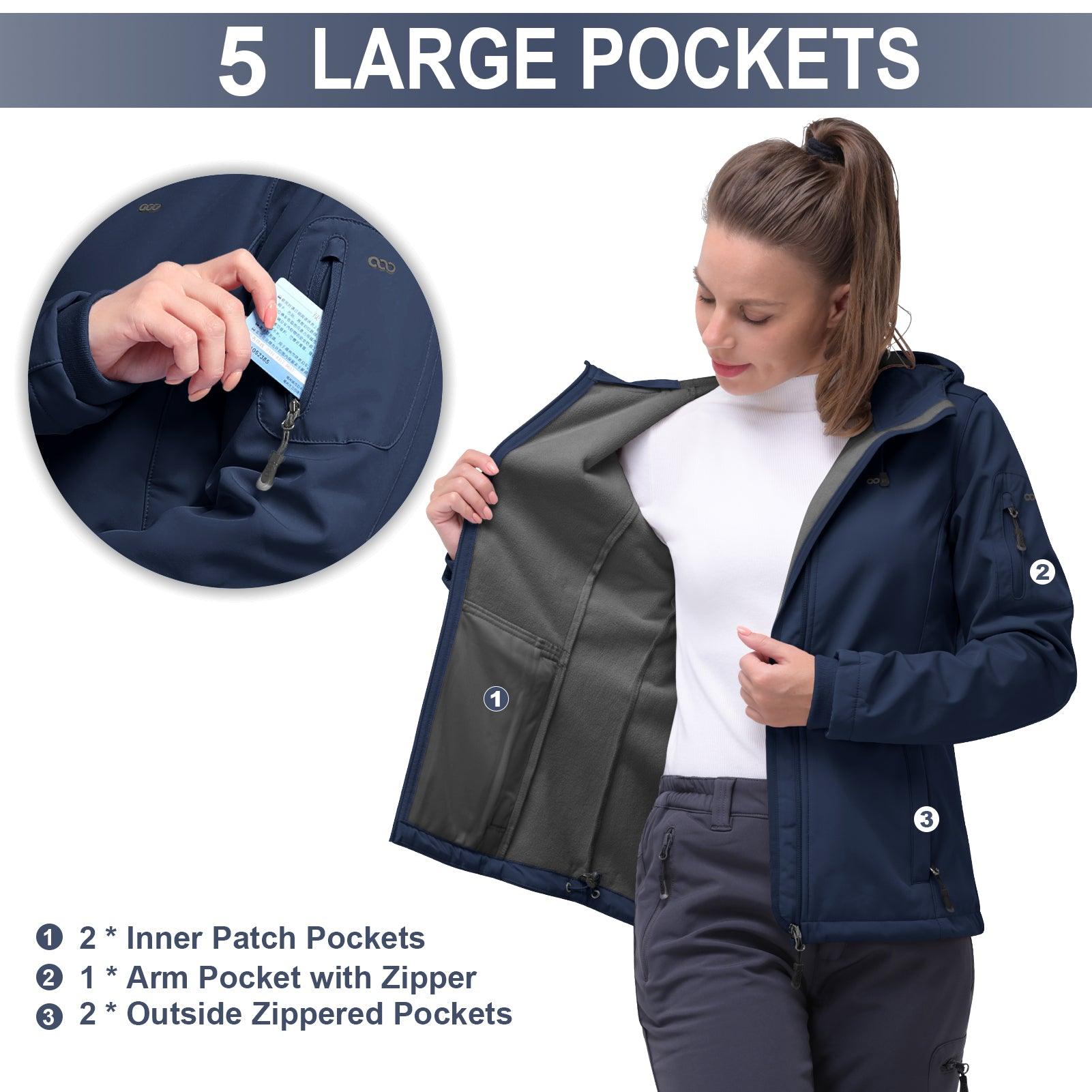 Women's Softshell Fleece Lined Jacket 33,000ft
